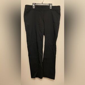 Michel Studio Collection Versatile Alexa Pull On Dress Pants in Black, Size 16P